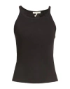 Rag & Bone Plain Colour Vests In Black