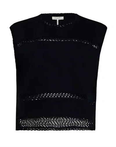 Rag & Bone Woman Tank Top Midnight Blue Size Xs Cotton