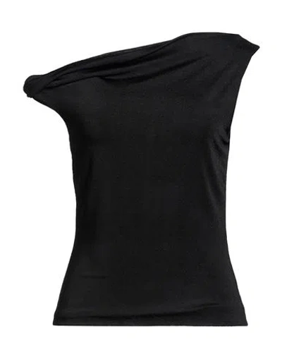 Rag & Bone Woman Top Black Size L Polyester, Elastane