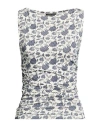 Rag & Bone Printed Sleeveless Top In Blue