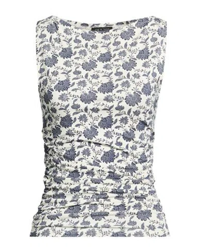 Rag & Bone Woman Top Navy Size L Modal, Elastane In Blue