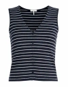 Rag & Bone Minimalist Solid Knit Sweater In Blue