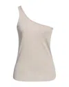 Rag & Bone Woman Top Sand Size M Polyester, Elastane In Beige