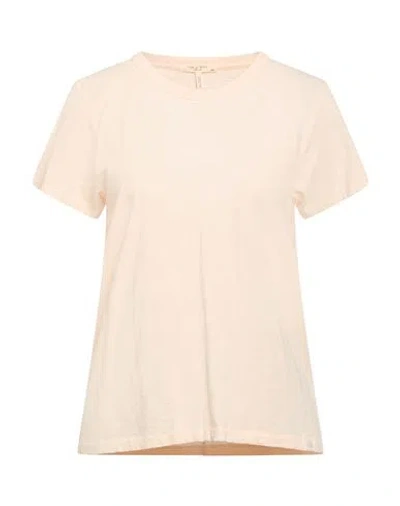 Rag & Bone Woman T-shirt Apricot Size L Pima Cotton In Orange