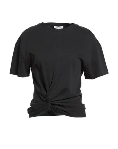 Rag & Bone Woman T-shirt Black Size M Cotton