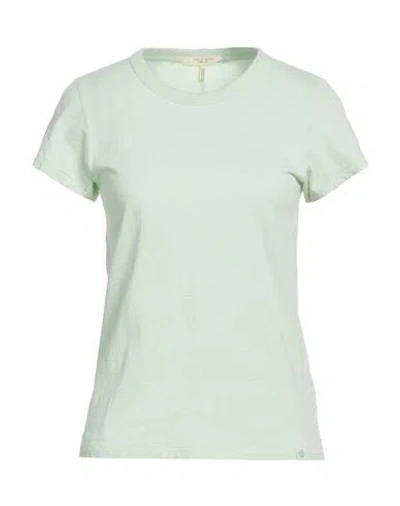 Rag & Bone Woman T-shirt Light Green Size L Pima Cotton