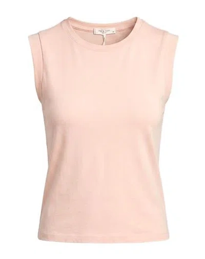 Rag & Bone Woman T-shirt Light Pink Size Xxs Cotton