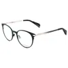 Rag & Bone Women's 48mm Matte Blue Palladium Opticals In Multi