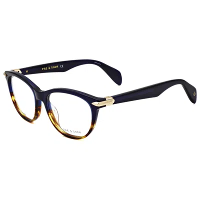 Rag & Bone Unisex 49mm Optical Frames In Brown