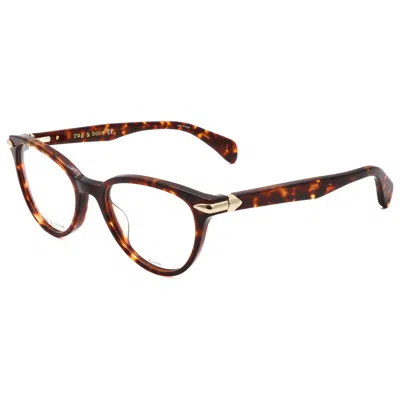 Rag & Bone Women's 49mm Havana Opticals In Brown