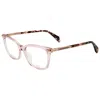 Rag & Bone Women's 52mm Pink Opticals In Multi