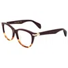 Rag & Bone Women's 51mm Burgundy Opticals In White