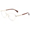 Rag & Bone Women's 52mm Gold Opticals In Gold