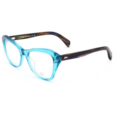 Rag & Bone Women's 51mm Teal Opticals In Blue