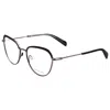Rag & Bone Women's 52mm Black Dark Ruthenium Opticals In Multi