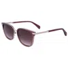 Rag & Bone Women's 52mm Gold Sunglasses In Purple