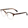 Rag & Bone Women's 52mm Havana Opticals In Brown
