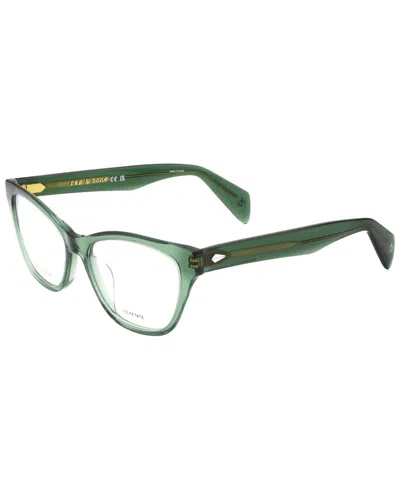Rag & Bone Women's 52mm Optical Frames In Green