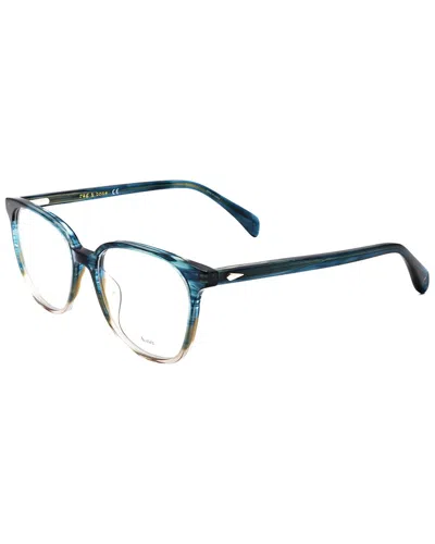 Rag & Bone Women's 52mm Optical Frames In Blue
