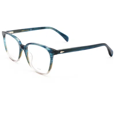Rag & Bone Women's 52mm Teal Opticals In Blue