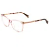 Rag & Bone Women's 52mm Pink Opticals In Multi