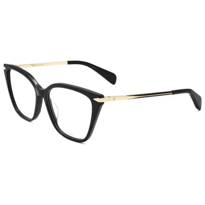 Rag & Bone Women's 53mm Black Gold Opticals