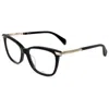 Rag & Bone Women's 51mm Black Opticals In Black
