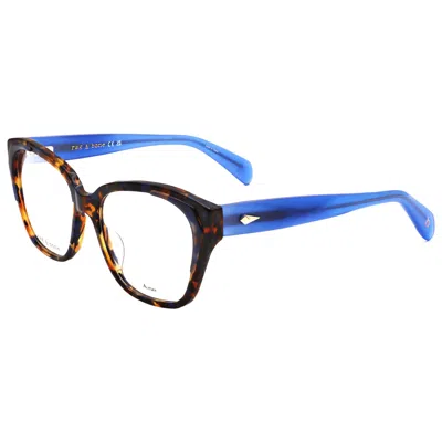 Rag & Bone Women's 53mm Blue Havana Opticals In Brown