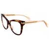Rag & Bone Women's 53mm Brown Horn Opticals In Brown