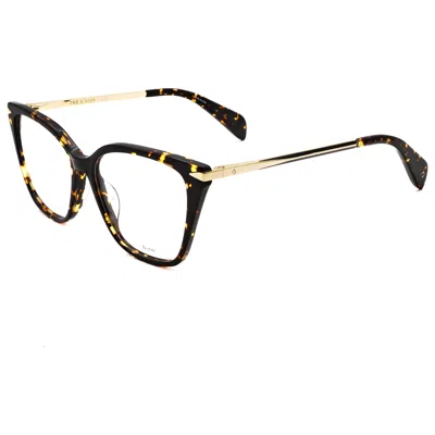 Rag & Bone Women's 53mm Havana Gold Opticals In Multi