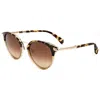 Rag & Bone Women's 53mm Havana Honey Sunglasses In Brown
