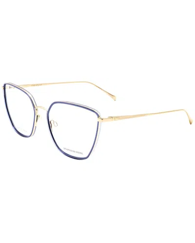Rag & Bone Women's 53mm Optical Frames In Blue
