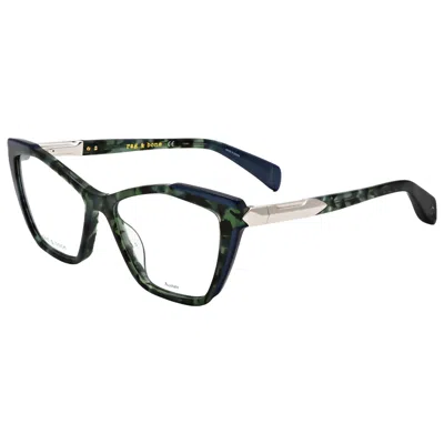 Rag & Bone Women's 54 Mm Green Opticals In Black