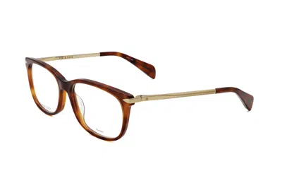 Rag & Bone Unisex Rnb3006 54mm Optical Frames In Brown