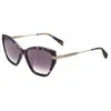 Rag & Bone Women's 54mm Blue Havana Sunglasses In Brown