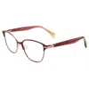 Rag & Bone Women's 52mm Burgundy Opticals In White
