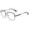 Rag & Bone Women's 54mm Dark Ruthenium Pink Opticals In Multi