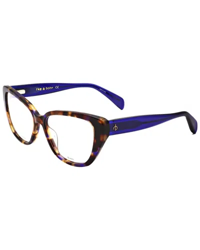 Rag & Bone Women's 54mm Optical Frames In Purple