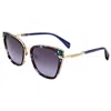 Rag & Bone 56mm Gradient Cat Eye Sunglasses In Brown