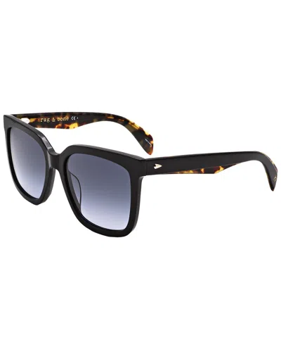 Rag & Bone Women's 56mm Sunglasses In Black