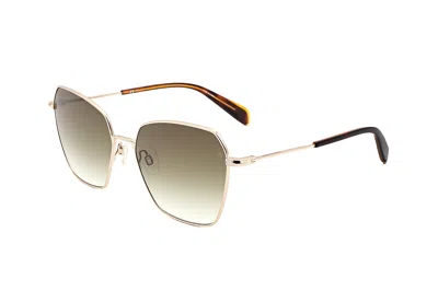Rag & Bone Women's 58 Mm Gold Sunglasses In Neutral