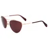 Rag & Bone Women's 58mm Red Gold Sunglasses In Brown