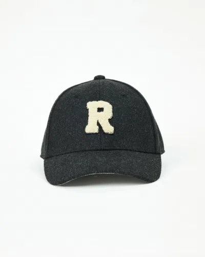 Rag & Bone Women's Addison Varsity Baseball Cap In Black In Gold