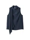 Rag & Bone Adela Silk Top In Blue