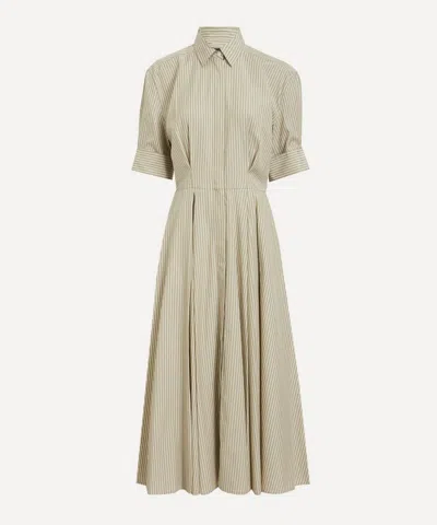 Rag & Bone Women's Aiden Stripe Poplin Shirt Dress In Brown