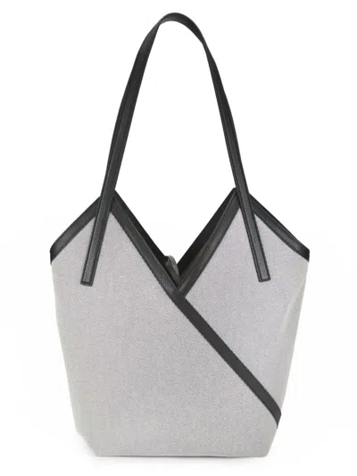 Rag & Bone Women's Alix Cotton & Leather Tote In Black