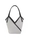 Rag & Bone Women's Alix Small Cotton & Leather Carry Bag In Black