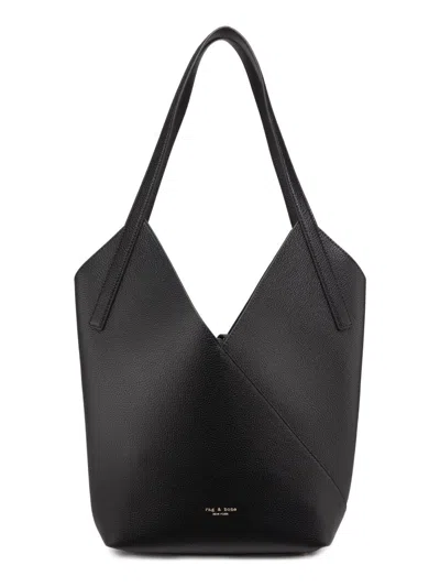 Rag & Bone Women's Alix Small Leather Tote Bag In Black