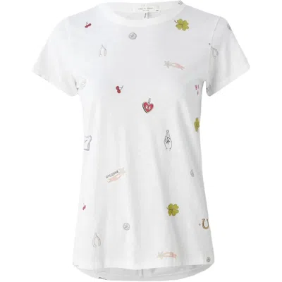 Rag & Bone Women's All Over Lucky Charm Tee In Multi