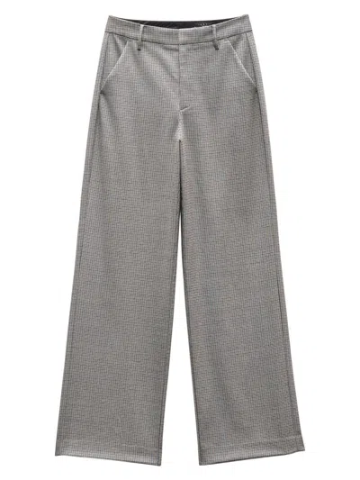 Rag & Bone Women's Andi Plaid Full-length Trousers In Gray